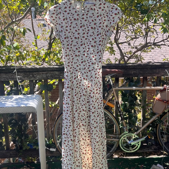 Reformation Gavin Dress in Marion - Size 0 - Picture 6 of 6